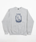 Pass Port Everglade Embroidery Crewneck Sweatshirt in Ash Heather