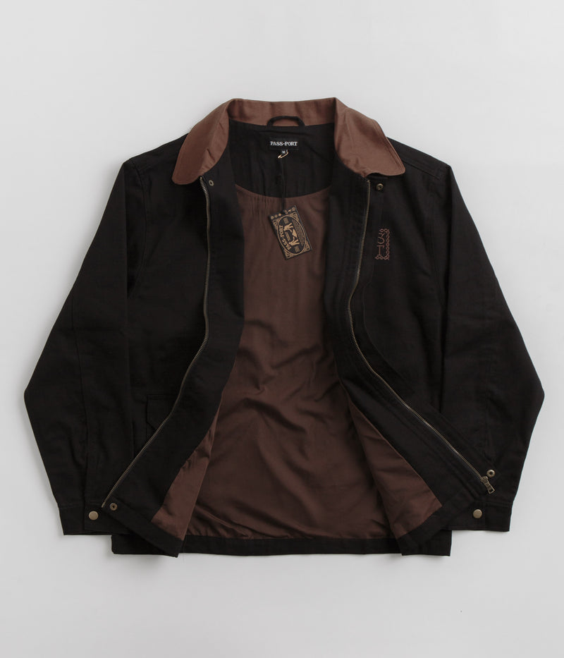 Pass Port Invasive Logo Yard Jacket in Black