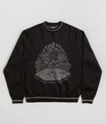 Pass Port Kings X Fountain Mohair Knitted Sweatshirt in Black