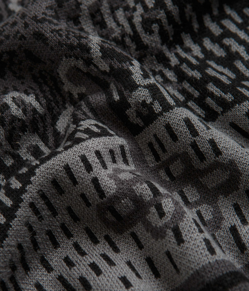 Pass Port Kings X Fountain Mohair Knitted Sweatshirt in Black