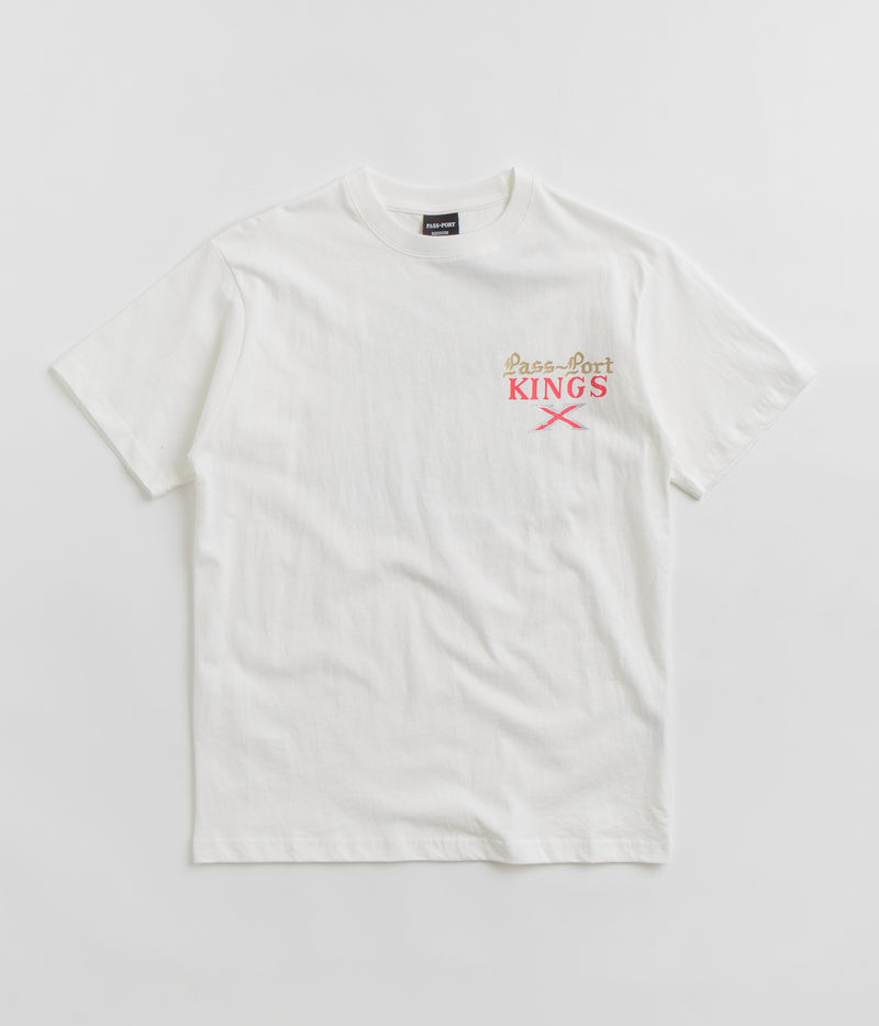Pass Port Kings X T-Shirt in White