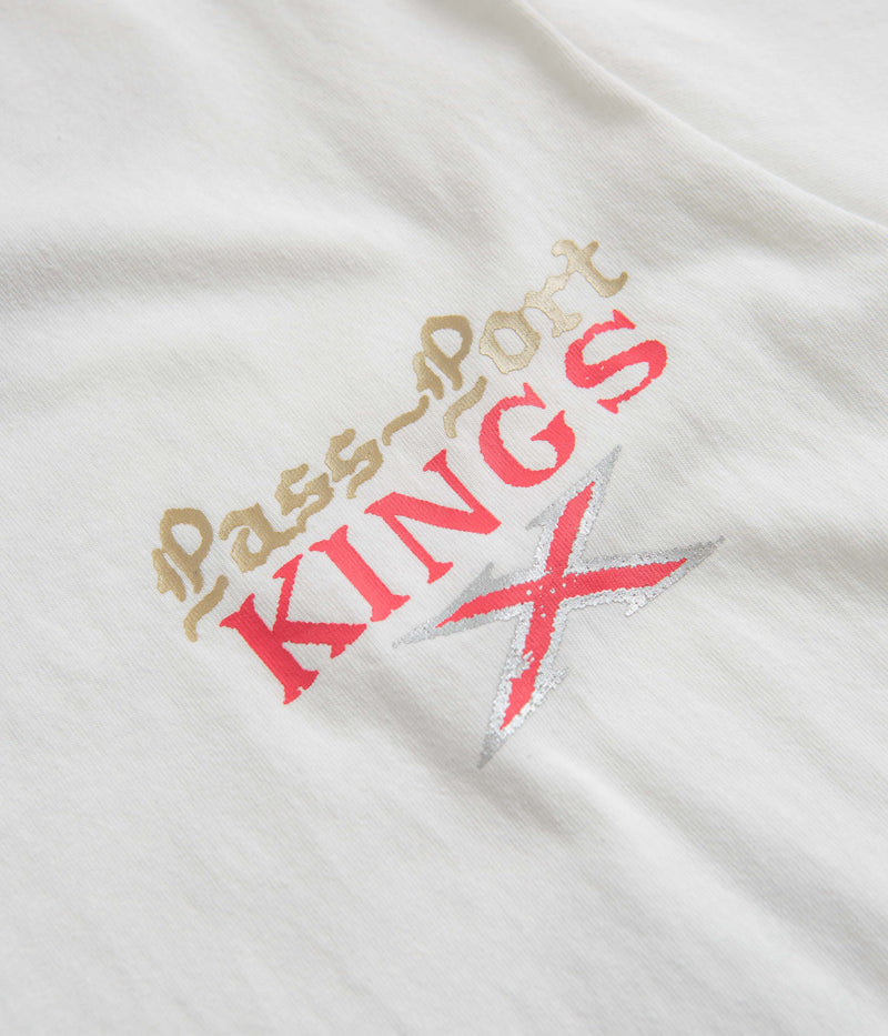 Pass Port Kings X T-Shirt in White