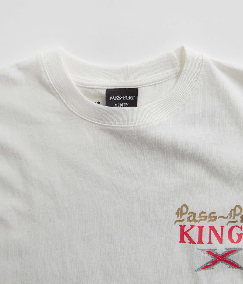 Pass Port Kings X T-Shirt in White