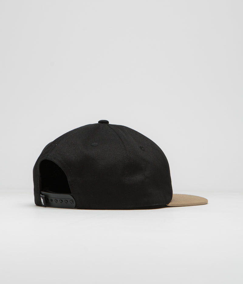 Pass Port Manuscript Workers Cap in Black and Sand