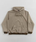 Pass Port Official Contrast Organic Hoodie in Khaki