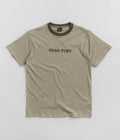 Pass Port Official Contrast Organic T-Shirt in Khaki