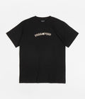 Pass Port Sham Embroidery T-Shirt in Black