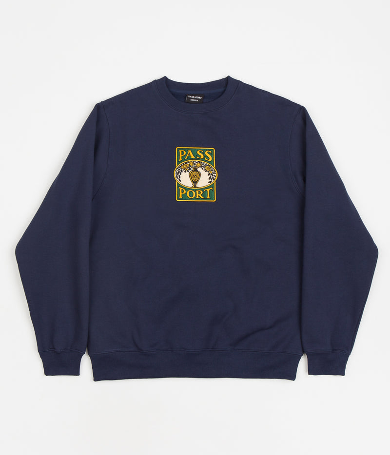 Pass Port Vase Crewneck Sweatshirt in Navy