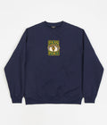 Pass Port Vase Crewneck Sweatshirt in Navy