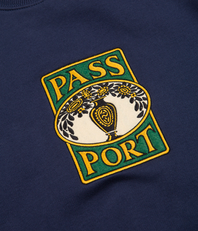 Pass Port Vase Crewneck Sweatshirt in Navy