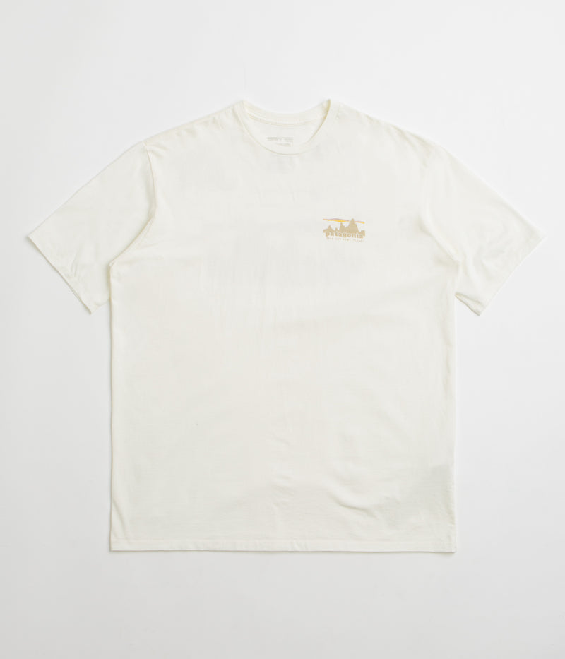 Patagonia 73 Skyline Organic T-Shirt in Birch White
