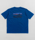 Patagonia 73 Skyline Organic T-Shirt in Endless Blue