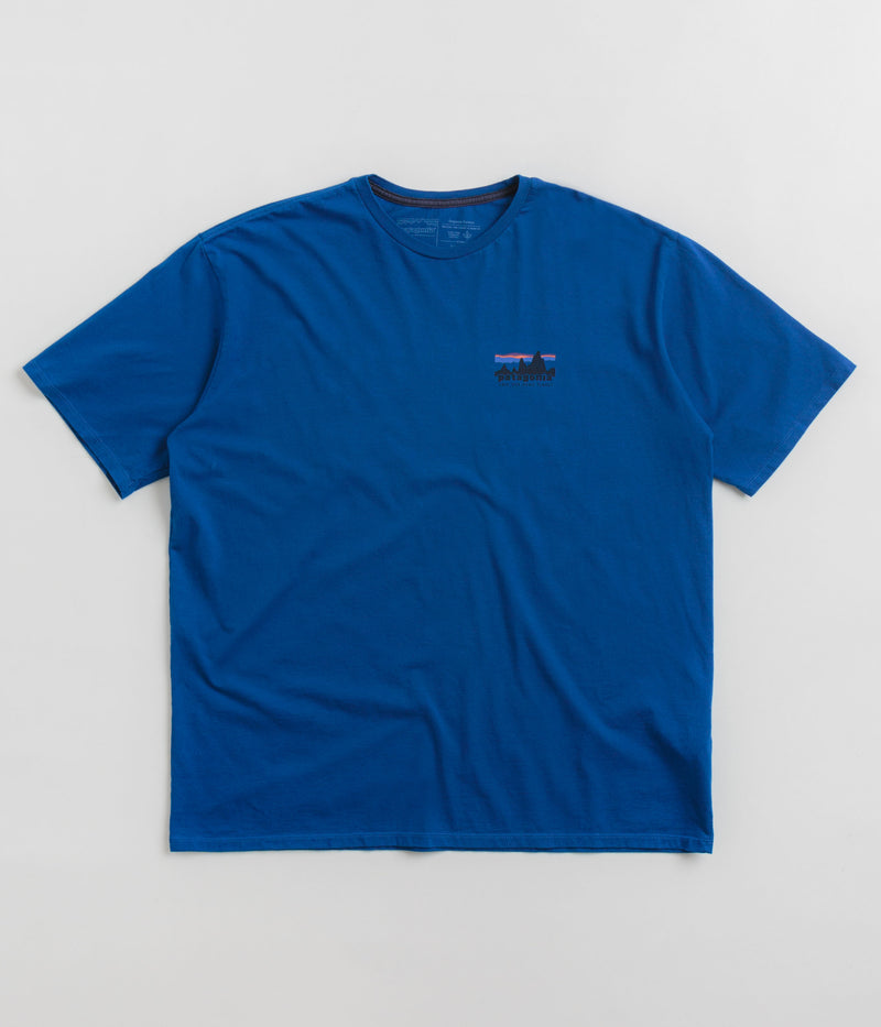 Patagonia 73 Skyline Organic T-Shirt in Endless Blue