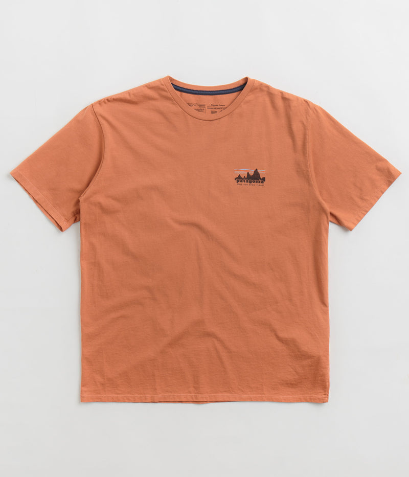 Patagonia 73 Skyline Organic T-Shirt in Sienna Clay
