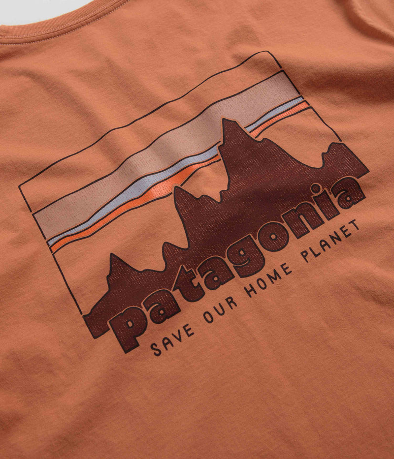 Patagonia 73 Skyline Organic T-Shirt in Sienna Clay