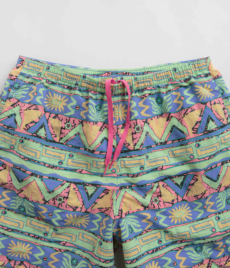 Patagonia Baggies 5" Shorts in High Hopes Geo: Salamander Green