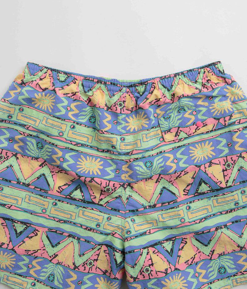 Patagonia Baggies 5" Shorts in High Hopes Geo: Salamander Green