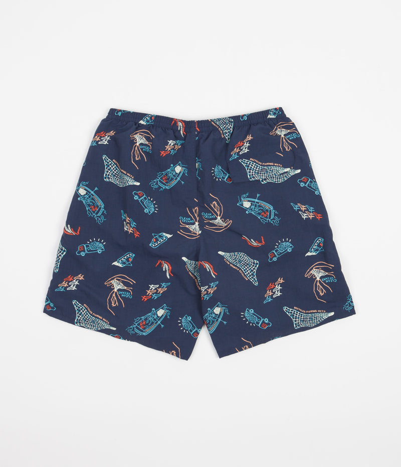 Patagonia Baggies Longs 7" Shorts in Clean Currents: Tidepool Blue