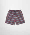 Patagonia Baggies Longs 7" Shorts in Coast Highway Multi: Sumac Red