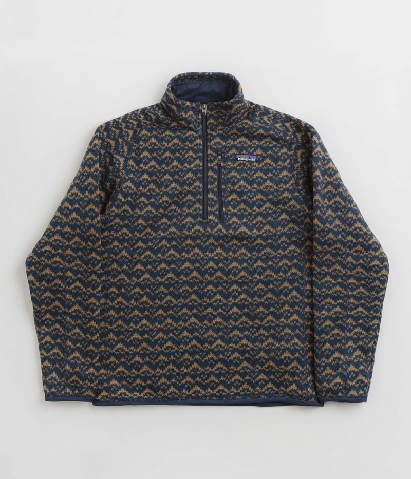 Patagonia Better Sweater 1/4 Zip Sweatshirt in Mountain Peak: New Navy