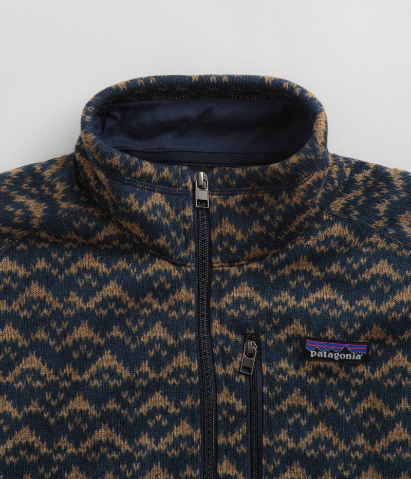 Patagonia Better Sweater 1/4 Zip Sweatshirt in Mountain Peak: New Navy