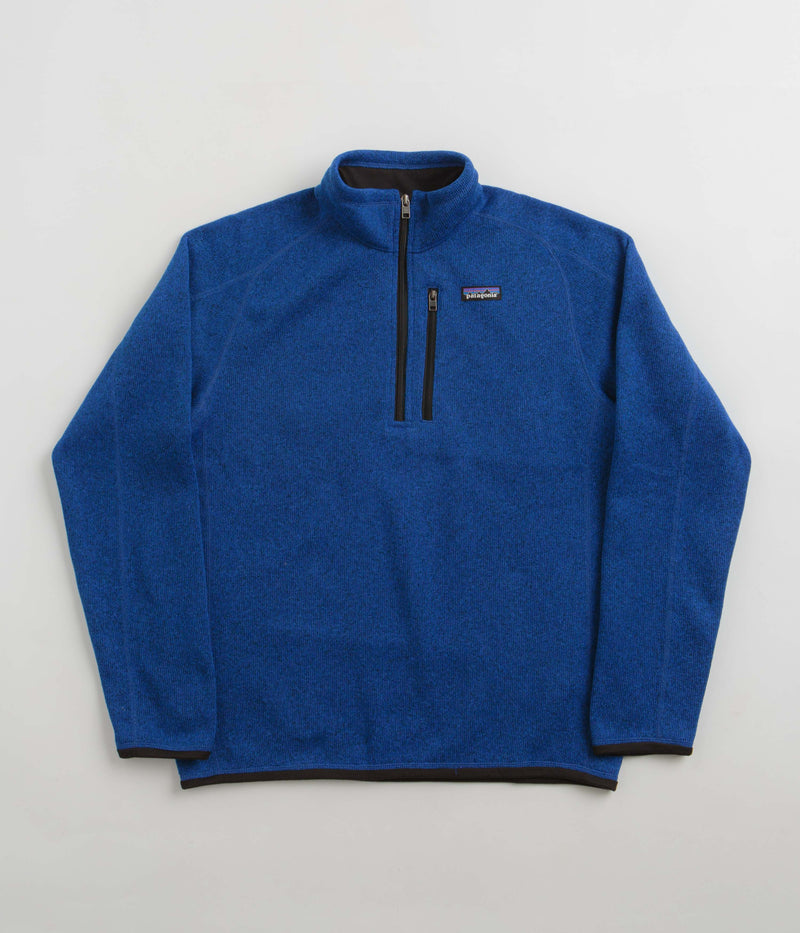 Patagonia Better Sweater 1/4 Zip Sweatshirt in Passage Blue