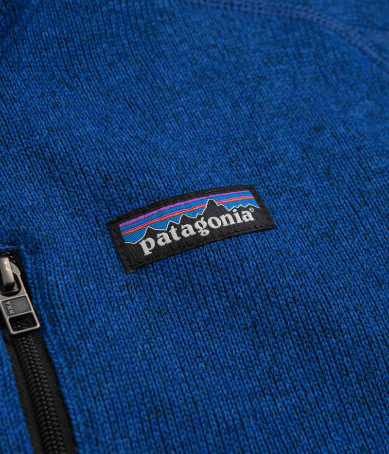 Patagonia Better Sweater 1/4 Zip Sweatshirt in Passage Blue