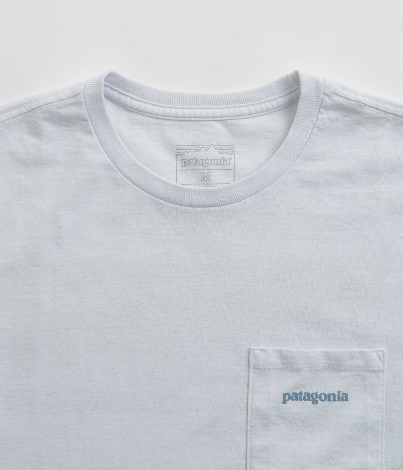 Patagonia Boardshort Logo Pocket Responsibili-Tee T-Shirt in White