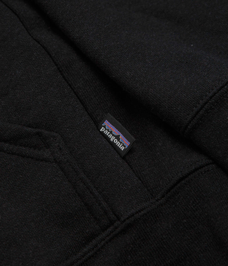 Patagonia Boardshort Logo Uprisal Hoodie in Ink Black