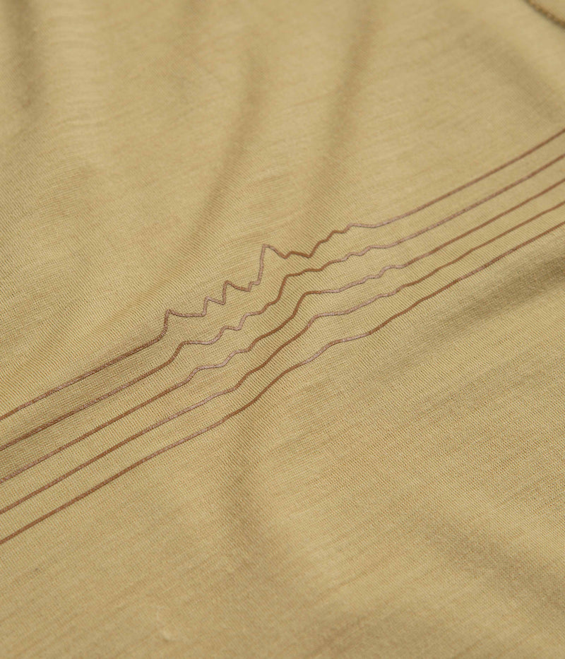 Patagonia Cap Cool Merino Graphic T-Shirt in Fitz Roy Fader: Moray Khaki