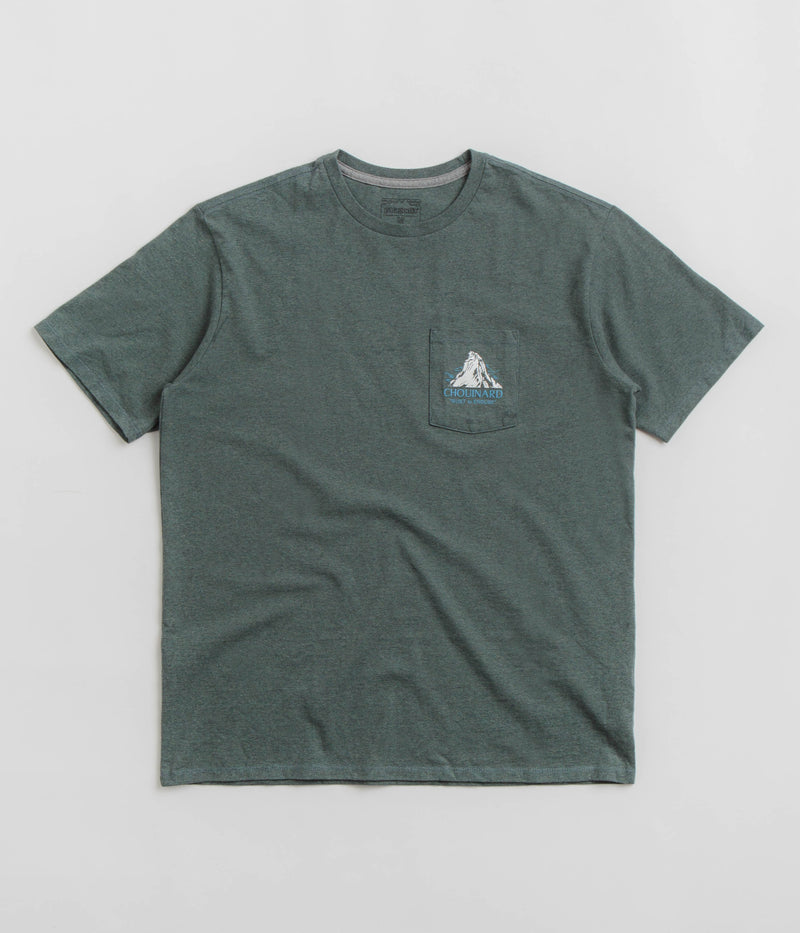 Patagonia Chouinard Crest Pocket Responsibili-Tee T-Shirt in Nouveau Green