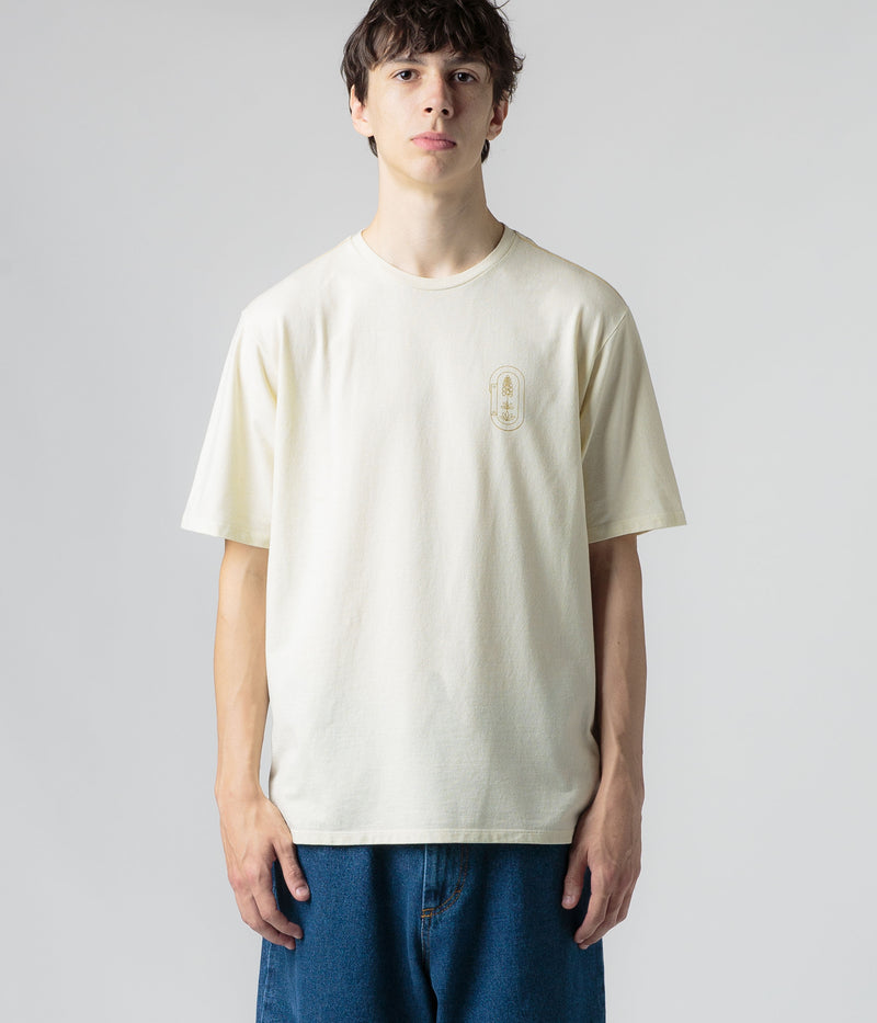 Patagonia Clean Climb Trade Responsibili-Tee T-Shirt in Clean Climb Bloom: Birch White