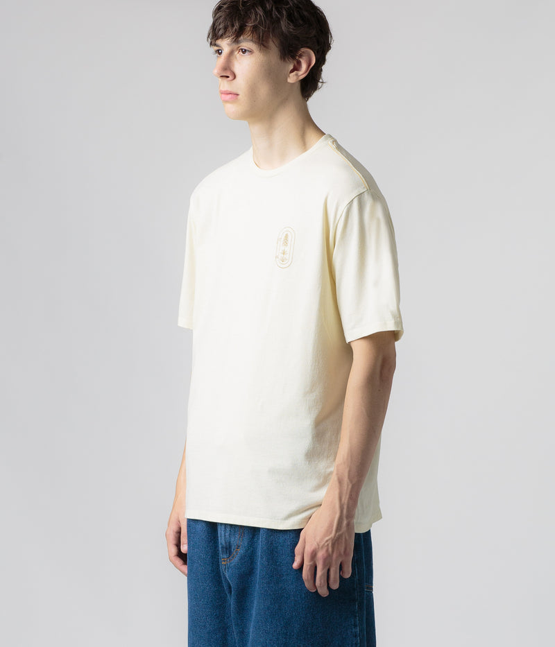 Patagonia Clean Climb Trade Responsibili-Tee T-Shirt in Clean Climb Bloom: Birch White