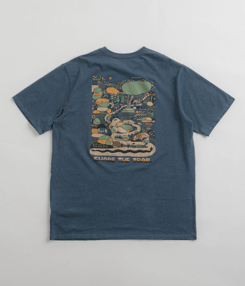 Patagonia Commontrail Pocket Responsibili-Tee T-Shirt in Utility Blue