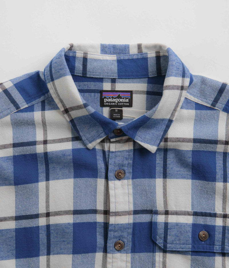 Patagonia Cotton in Conversion Fjord Flannel Shirt in Captain: Endless Blue