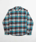 Patagonia Cotton in Conversion Fjord Flannel Shirt in Lavas: Belay Blue