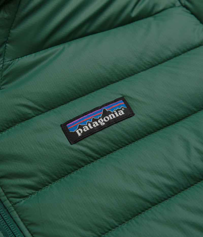 Patagonia Down Sweater Hooded Jacket (NetPlus®) in Conifer Green