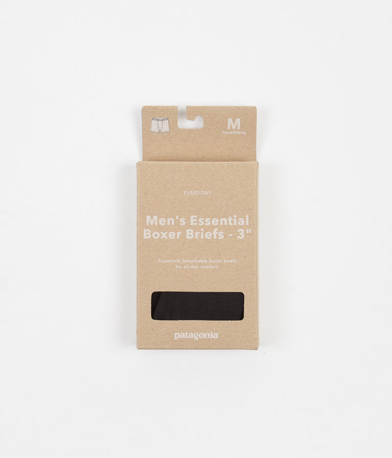 Patagonia Essential Boxer Briefs in Black