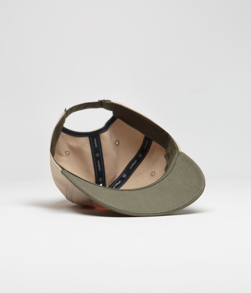 Patagonia Fitz Roy Icon Trad Cap in Text Logo: Oar Tan