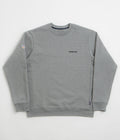 Patagonia Fitz Roy Icon Uprisal Crewneck Sweatshirt in Gravel Heather