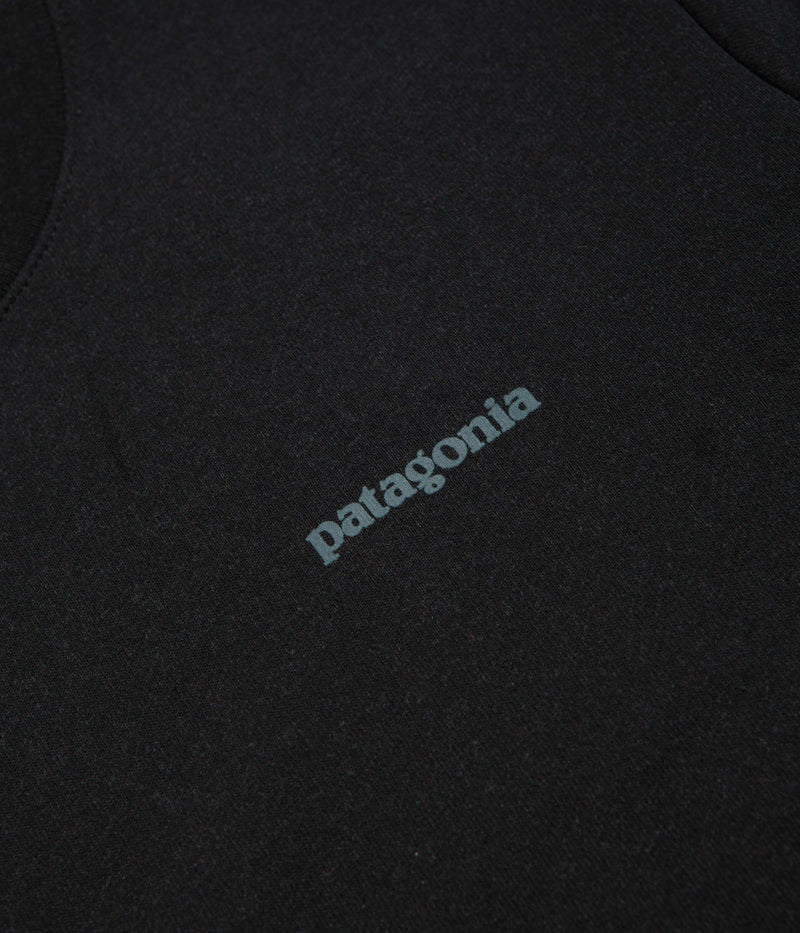 Patagonia Fitz Roy Icon Uprisal Crewneck Sweatshirt in Ink Black