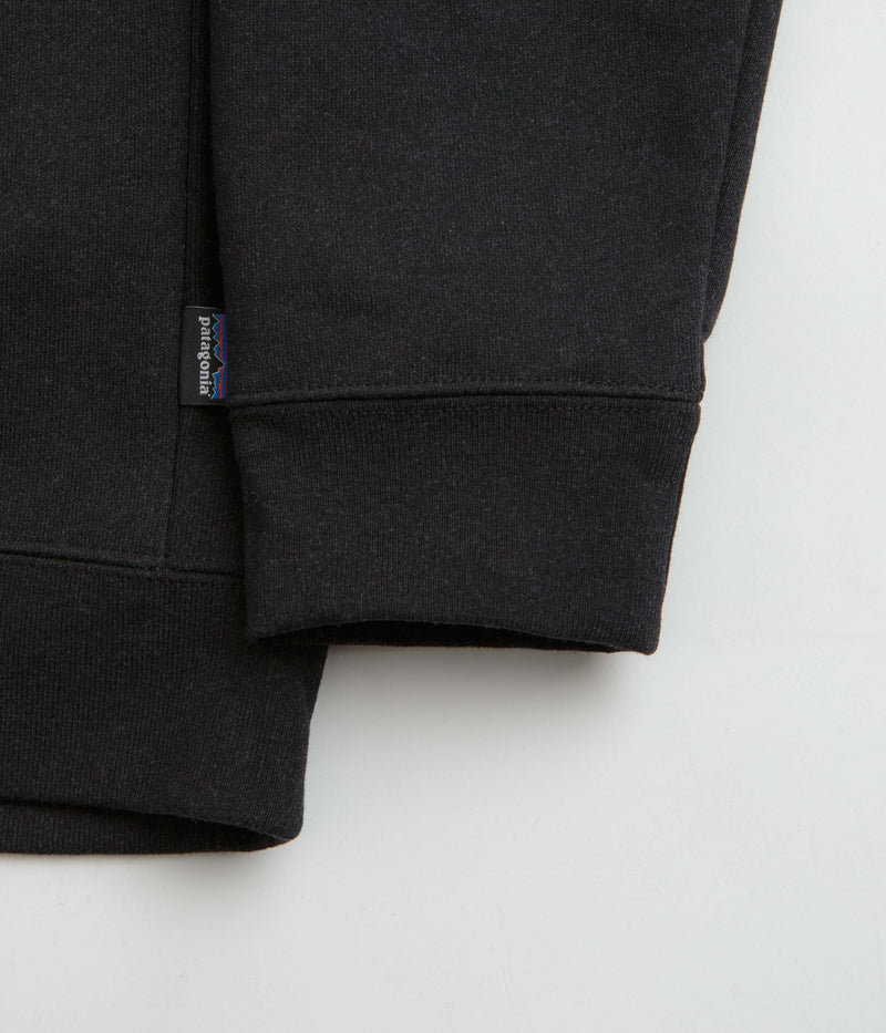 Patagonia Fitz Roy Icon Uprisal Crewneck Sweatshirt in Ink Black