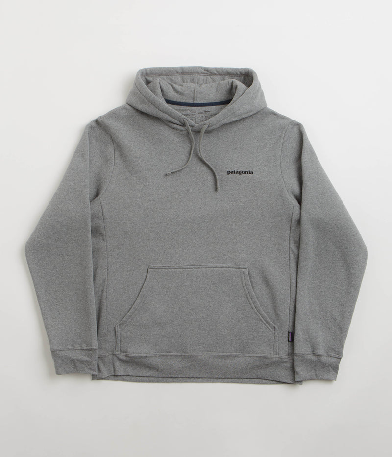 Patagonia Fitz Roy Icon Uprisal Hoodie in Gravel Heather