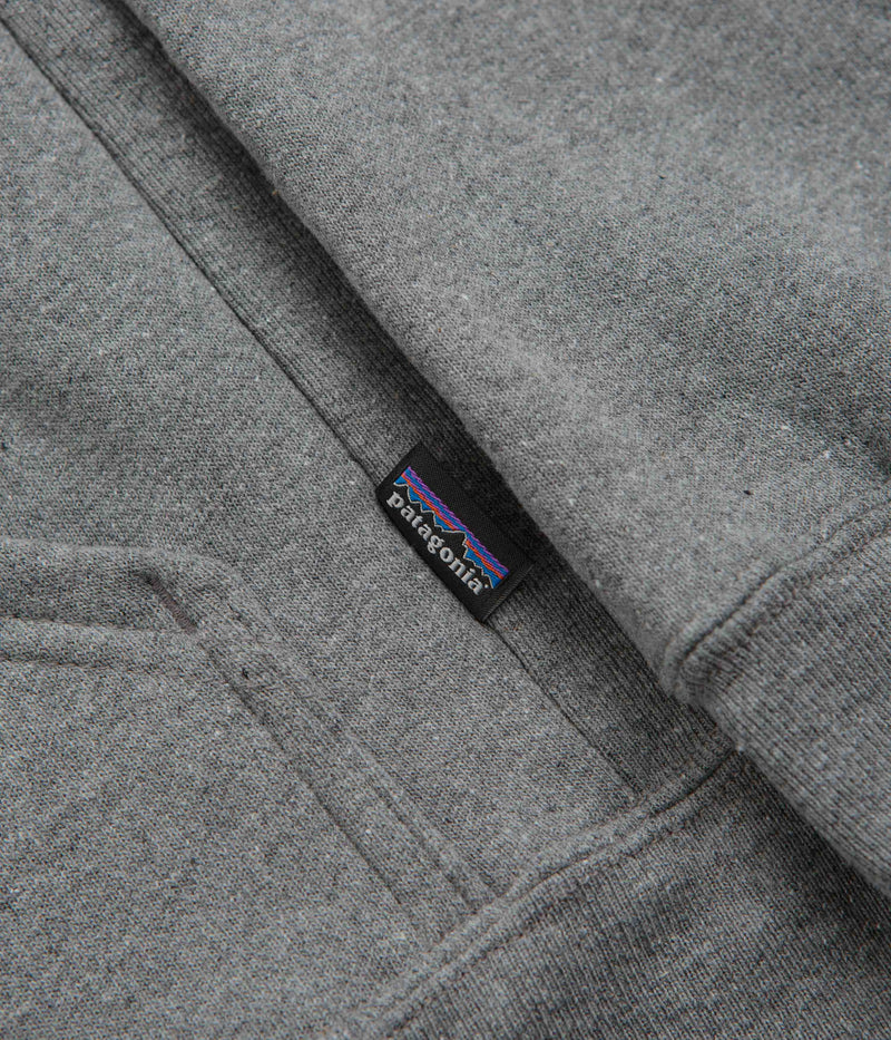 Patagonia Fitz Roy Icon Uprisal Hoodie in Gravel Heather