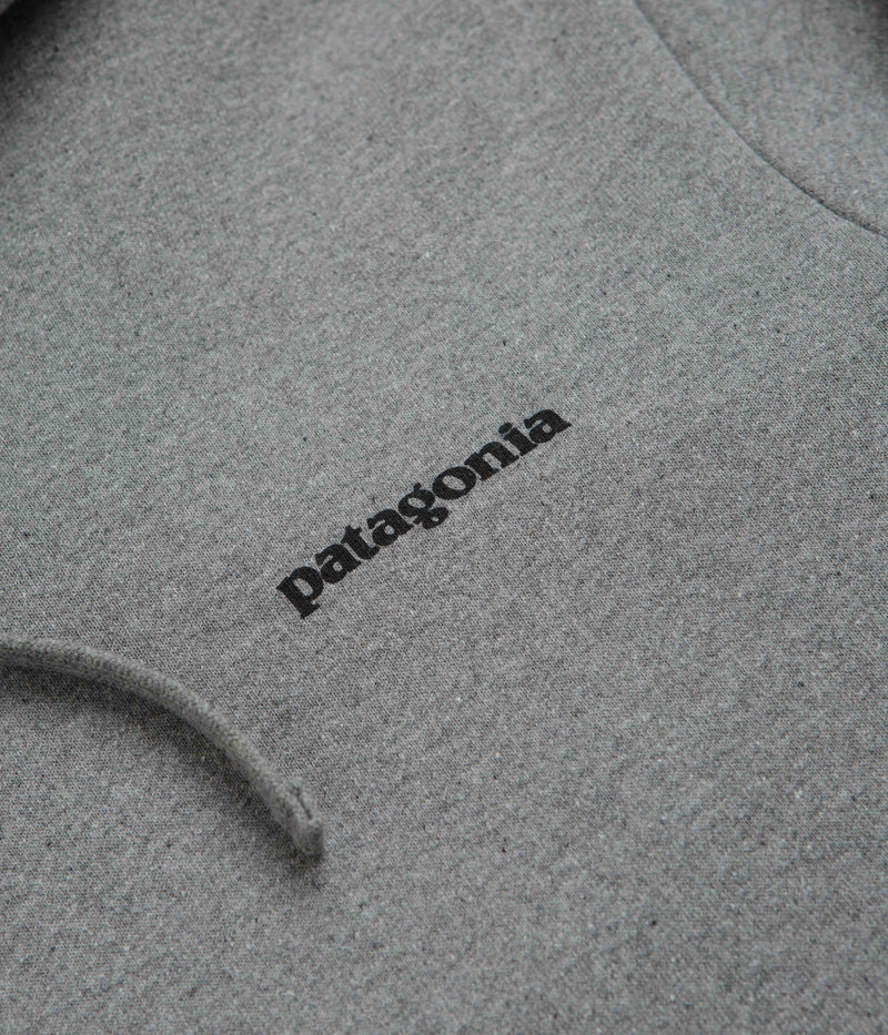 Patagonia Fitz Roy Icon Uprisal Hoodie in Gravel Heather