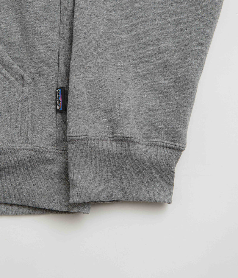 Patagonia Fitz Roy Icon Uprisal Hoodie in Gravel Heather