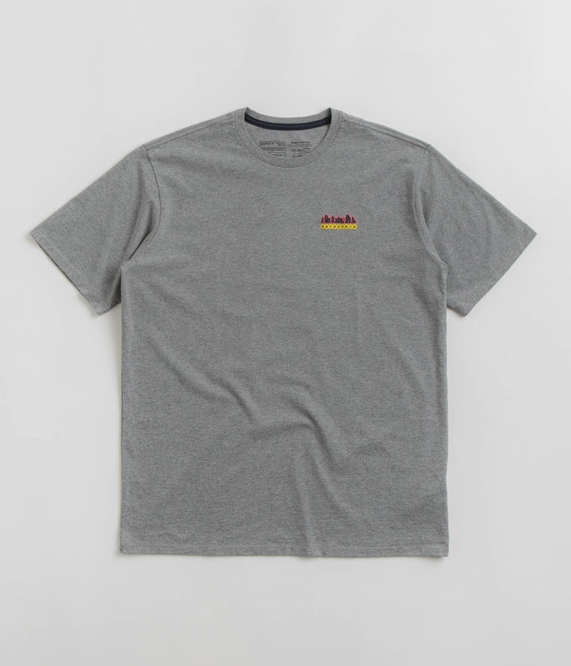 Patagonia Fitz Roy Wild Responsibili-Tee T-Shirt in Gravel Heather