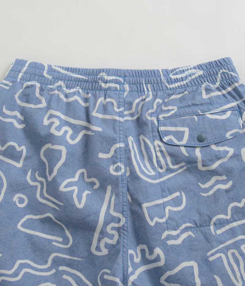 Patagonia Funhoggers Shorts in Channel Islands: Vessel Blue