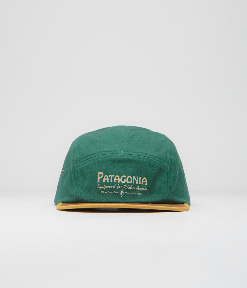 Patagonia Graphic Maclure Cap in Water People Banner: Conifer Green