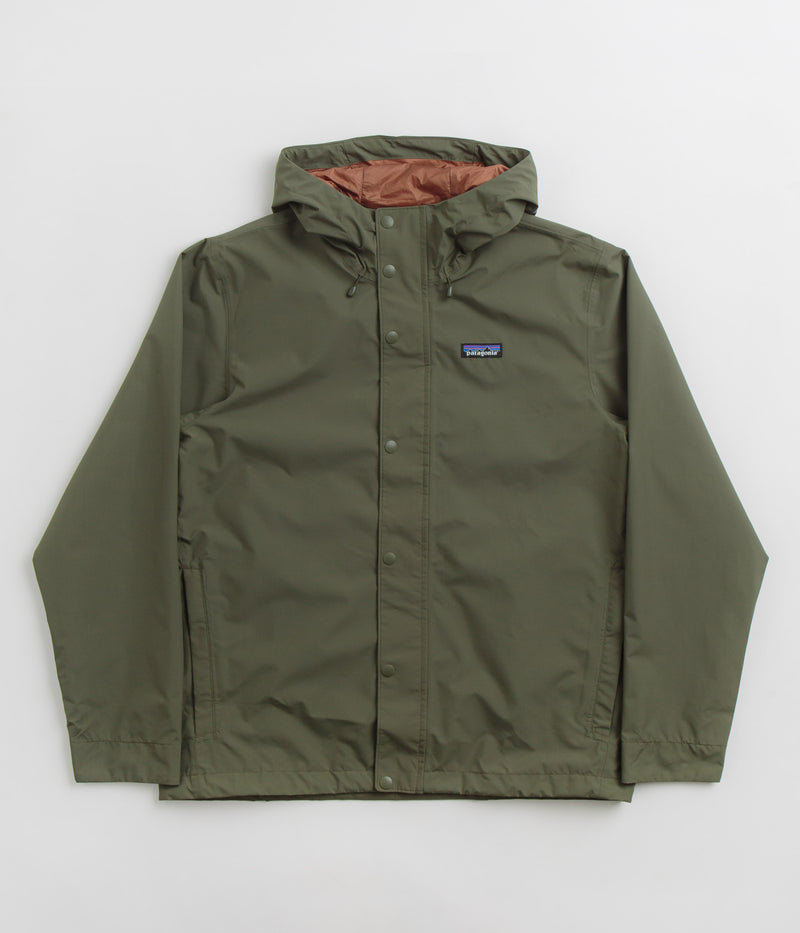 Patagonia Jackson Glacier Rain Jacket in Basin Green